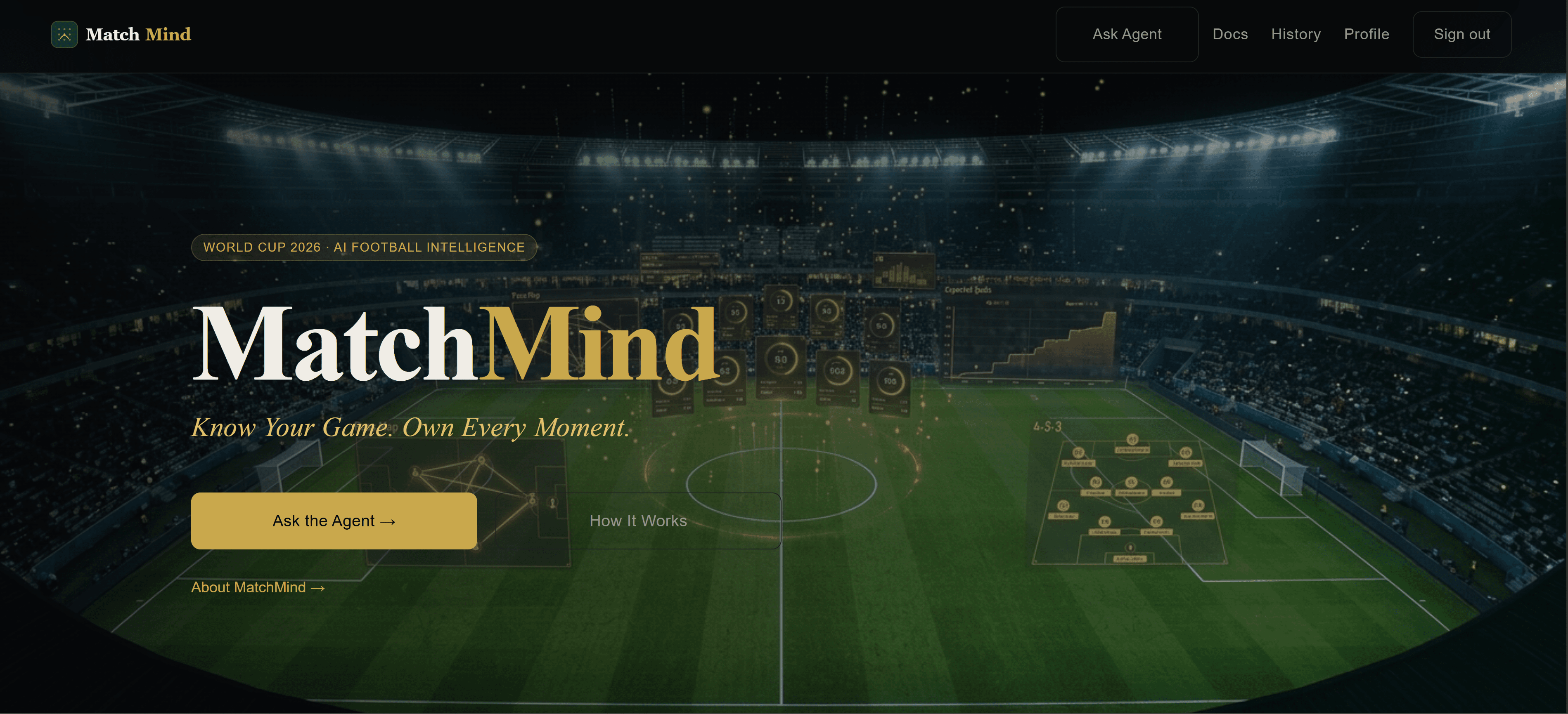 MatchMind product screen